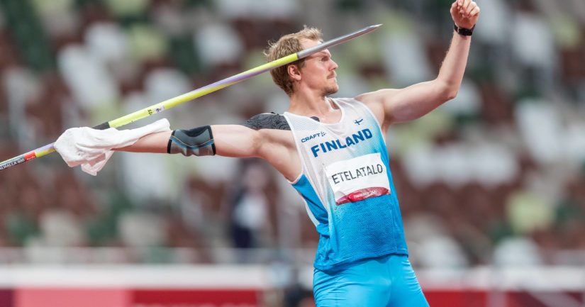 Lassi Etelätalo sijoittui Tokion olympialaisten keihäsfinaalissa kahdeksanneksi (Kuva AOP)