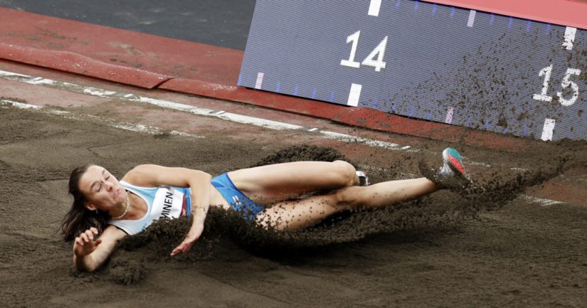 Senni Salminen karsiutui Tokion olympialaisten kolmiloikkafinaalista (Kuva AOP)
