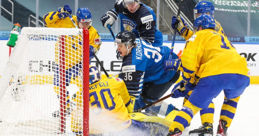 Suomi voitti Ruotsin nuorten MM-kisojen puolivälieräottelussa 3-2