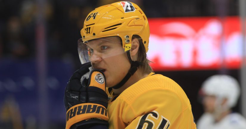 Mikael Granlund pelaa NHL:ssä Nashville Predatorsin joukkueessa