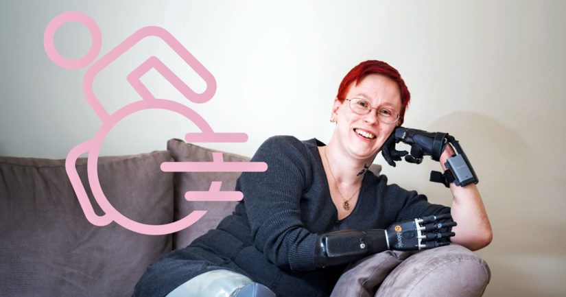 Arja Ahtaanluoma on perheellinen reilu nelikymppinen nainen, joka hoitovirheen seurauksena heräsi viiden viikon nukutuksesta neliraaja-amputoituna.