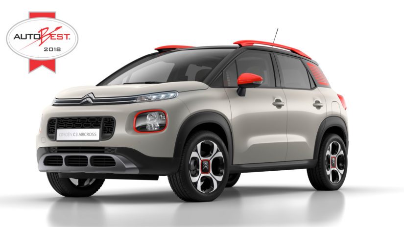 Citroenin C3 Aircross palkittiin kompaktiluokassa Autobestin kisassa.