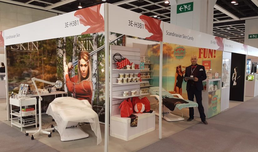 – Tyyliksi valittiin "moderni retro". Skin Candy -brändi haluttiin rakentaa pirteän erilaiseksi, kotikutoisen ja helposti lähestyttävän näköiseksi, sanoo Kujala.