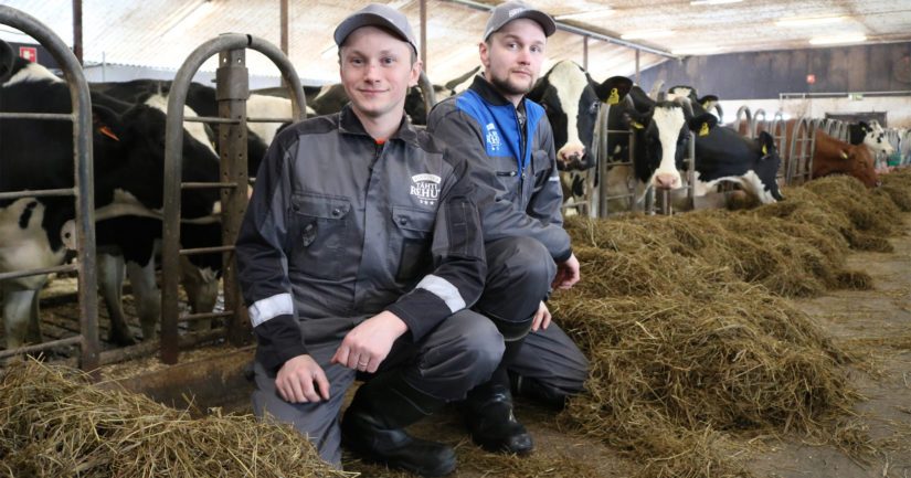 Heiskasen veljekset Mikko ja Lassi ottivat kotitilan nimiinsä kuusi vuotta sitten. – Tilaa on kehitetty ripeään tahtiin, joista tuorein siirto on karjan siirtäminen vuokranavettaan.