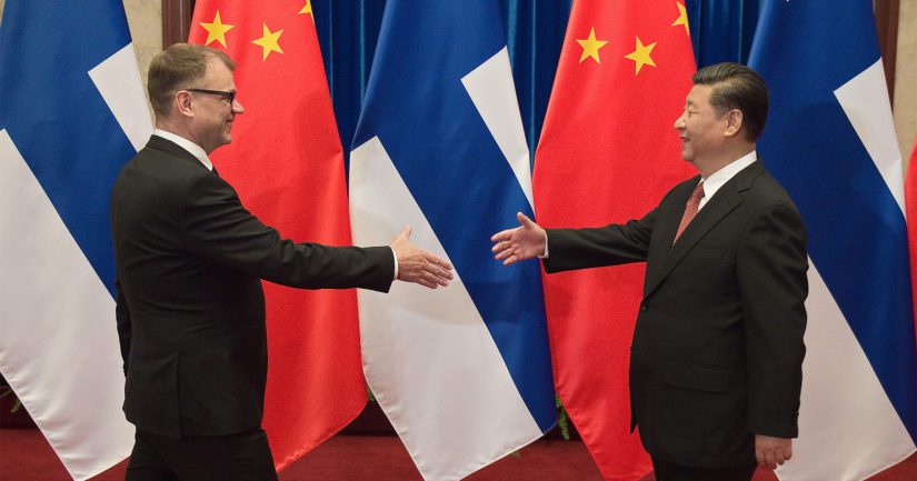 Kuva AOP Pääministeri Sipilä ja presidentti Xi keskustelivat Suomen ja Kiinan kahdenvälisistä suhteista sekä ajankohtaisista kansainvälisistä kysymyksistä.