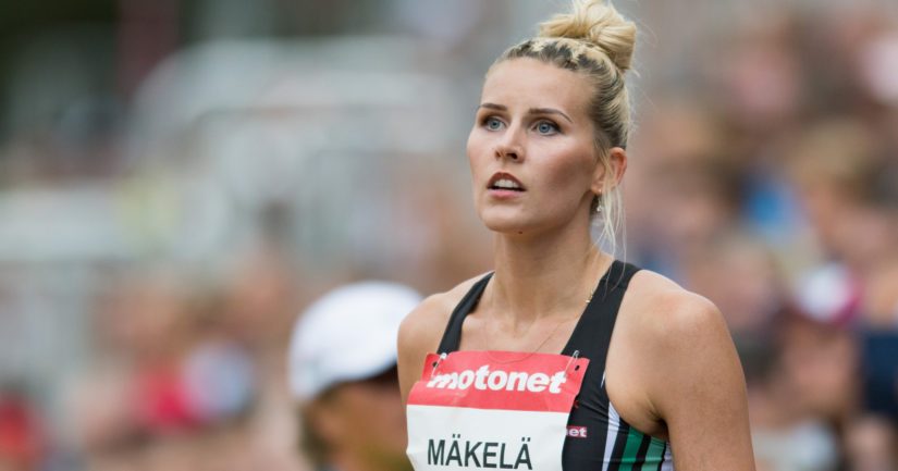 Kristiina Mäkelä hätyyttelee kolmiloikan Suomen ennätystä