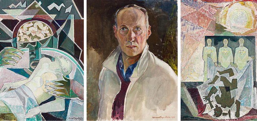 Lennart Segerstråle: Materialismin sokeus (1973) / Omakuva (1943) / Väkivallan hautajaiset (1973). Kansallisgalleria/Ateneumin taidemuseo.