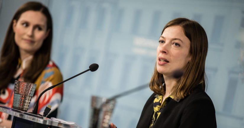 Pääministeri Sanna Marin ja opetusministeri Li Andersson kertoivat koulujen avaamisesta.