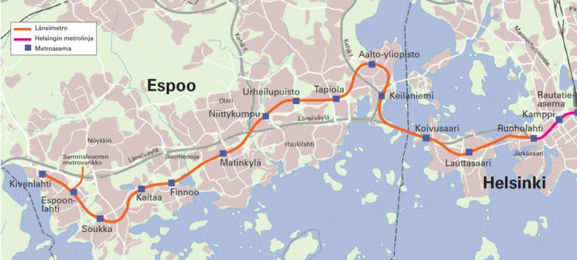 Länsimetro avasi ratalinjan Helsingin Ruoholahdesta Espoon Matinkylään, matkustajat voivat nousta kyytiin kahdeksalta asemalta.