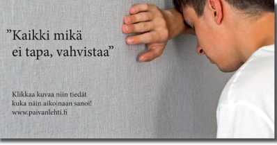 Päivän sitaatti: ”Kaikki mikä ei tapa, vahvistaa”