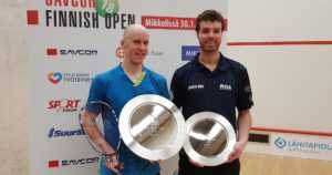 Olli Tuominen squashin Finnish Openin voittoon – loppuottelu vei täydet viisi erää