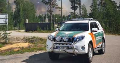 Metsäpaloja Lapissa rajan lähistöllä – palo on levinnyt valtakunnanrajan yli Venäjältä