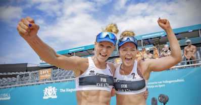 Molemmat suomalaisparit jatkopeleihin beach volleyn EM-kisoissa – hopeamitalistitkin kaatuivat