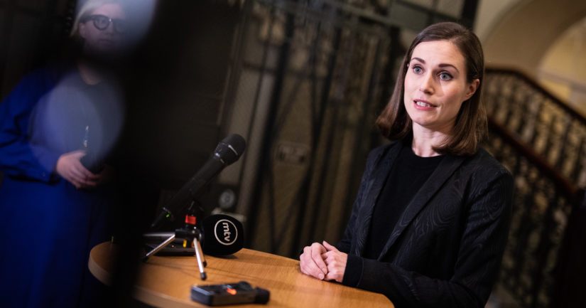 Pääministeri Sanna Marin kommentoi Valtioneuvoston linnassa uudesta tilanteesta rahapelituottojen kompensaatiossa.