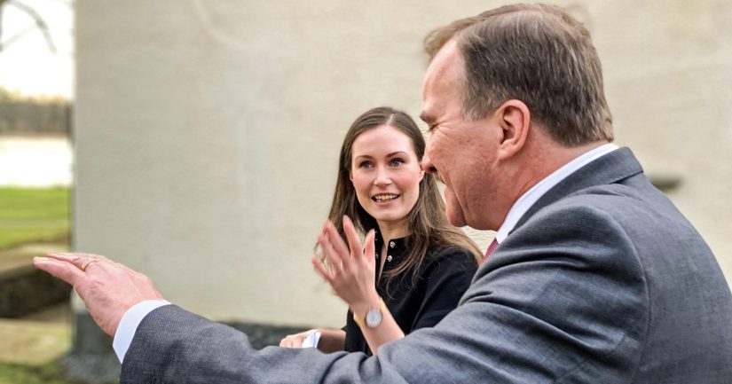 Pääministeri Sanna Marin tapasi Ruotsin pääministerin Stefan Löfvenin.