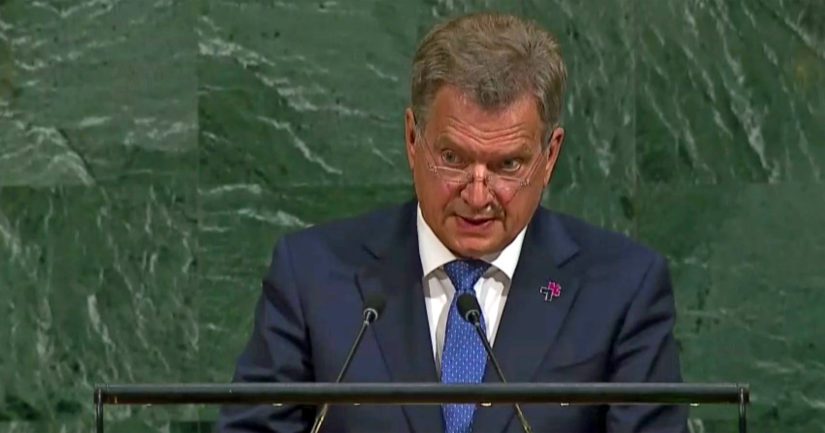Presidentti Sauli Niinistön mukaan konkreettiset toimet uhan poistamiseksi on aloitettava nopeasti.