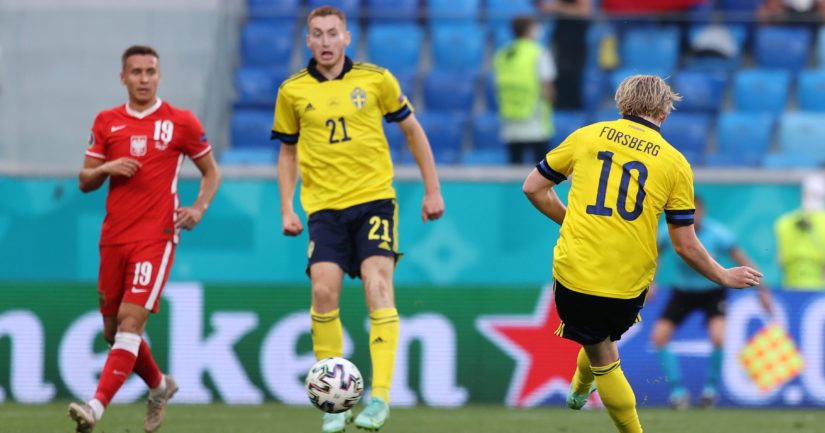 Ruotsi pudotti Puolan jatkosta jalkapallon EM-kisoissa (Kuva Joosep Martinson / UEFA)