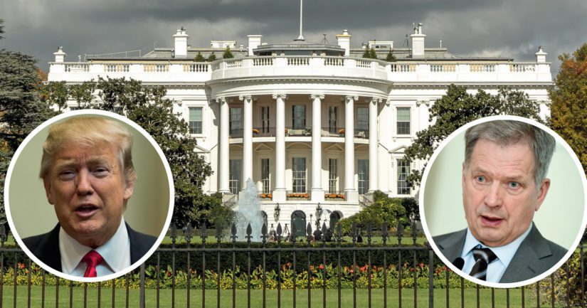 Valkoisessa talossa järjestetään presidenttien Sauli Niinistön ja Donald Trumpin ensitapaaminen.