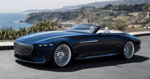 Eleganssia Kalifornian taivaan alla – lähes kuusimetrinen Mercedes-Maybach Vision 6 Cabriolet