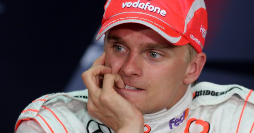 Heikki Kovalainen ajoi Formula ykkösissä 2008-09 McLarenilla