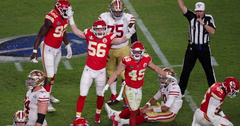 Kuva All Over Press Kansas City Chiefs voitti Super Bowlin 2020.