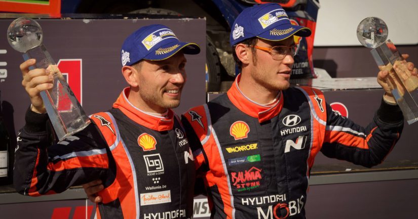 Thierry Neuville on Hyundai-tallin monivuotinen luottomies.